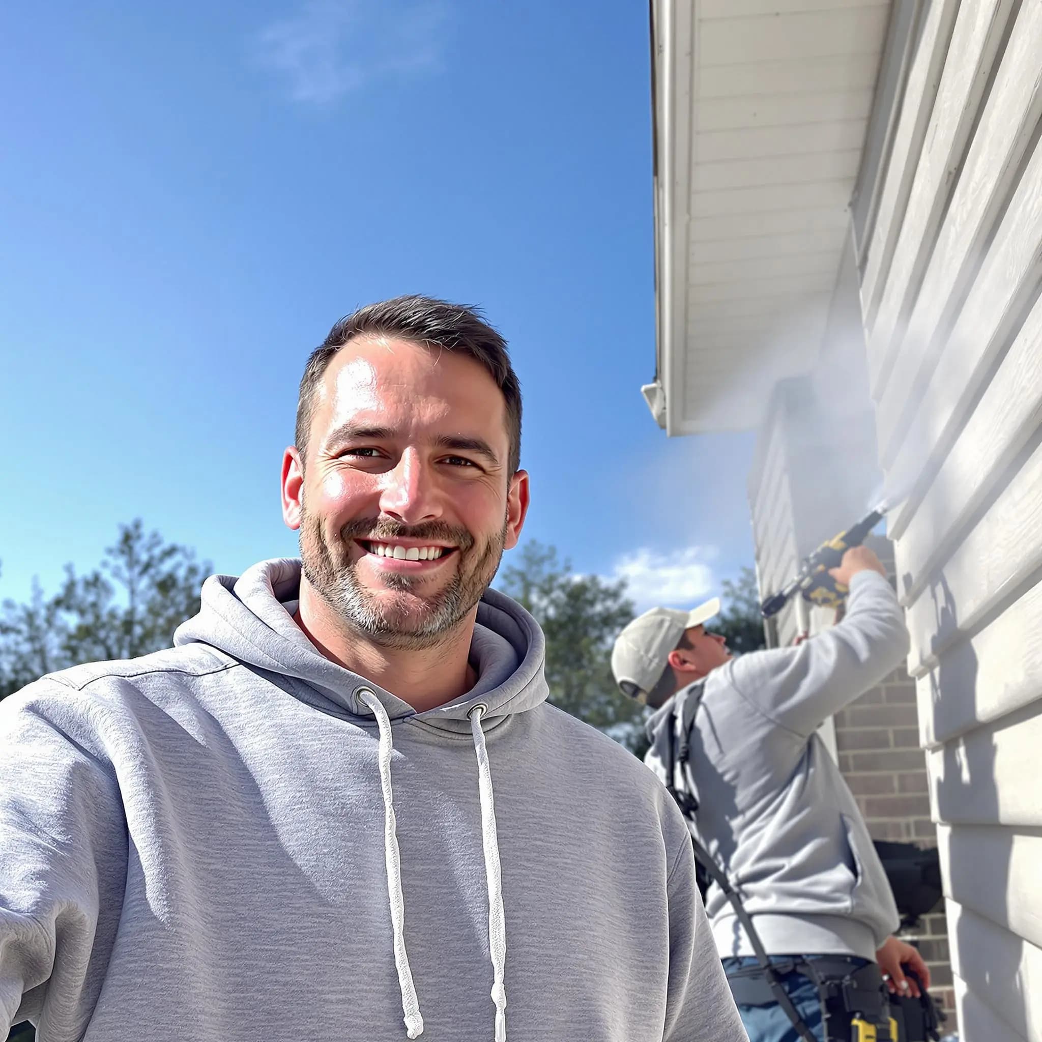 The University Heights Power Washing team.