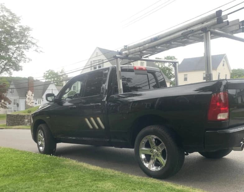 Fleet vehicle cleaning service being performed by University Heights Power Washing in University Heights